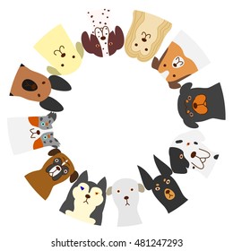 dogs circle