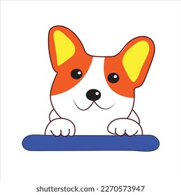 Colección de perros. Ilustración vectorial de divertidas caricaturas de diferentes razas perros de estilo moderno y plano. Aislado en blanco.