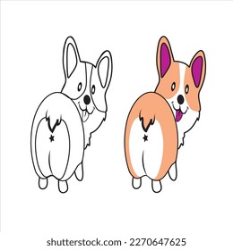 Dogs collection. Vector illustration of funny cartoon different breeds dogs in trendy flat style. Isolated on white.