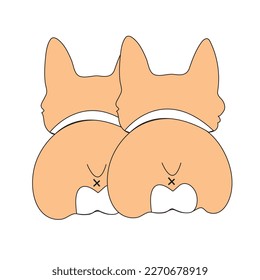 Dogs collection. Vector illustration of funny cartoon different breeds dogs in trendy flat style. Isolated on white.