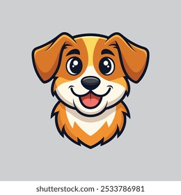 Dogs collection. Vector illustration of funny cartoon different breeds dogs in trendy flat style. Isolated on white.