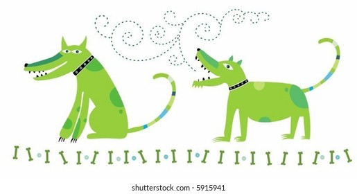 Dogs communication  :).
You can see "Cats communication" in my gallery