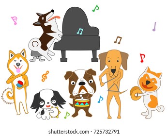 A dog's concert.