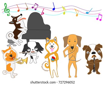 A dog's concert.