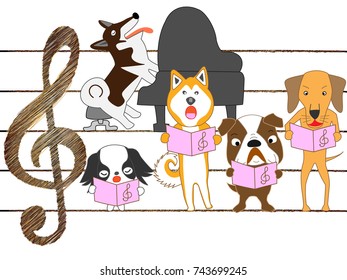 A dog's concert.