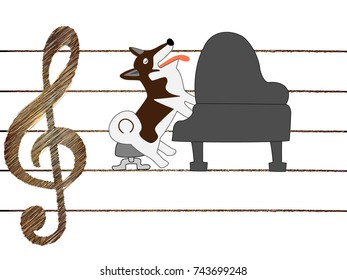A dog's concert.