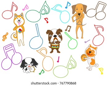 A dog's concert.
