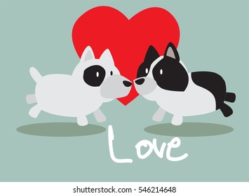 Dogs Different type of dogs vector illustration