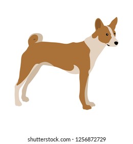 Dogs isolated Vector on white background