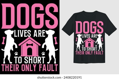 Dogs Liver are To short Their only fault Vector t shirt design