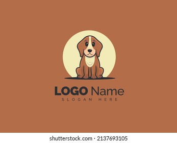 Hunde Logo, Vektorgrafik.