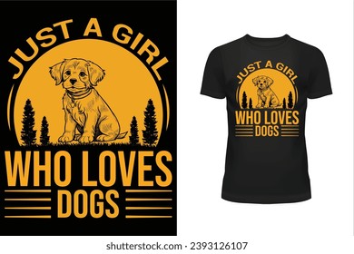 Dogs lover t shirt design, Animal lover t shirt design, Typography t shirt design, T shirt design