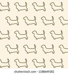 Dogs Pattern vector