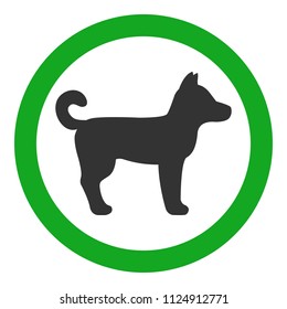 DOGS PLAYGROUND sign. Vector.