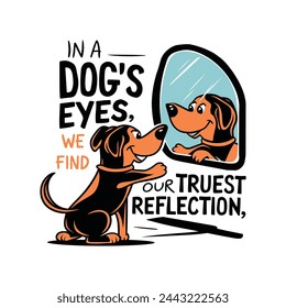 Dogs T Shirt Design vector template. Dog quotes typography for t-shirts design