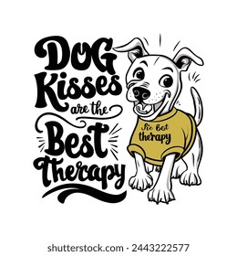 Dogs T Shirt Design vector template. Dog quotes typography for t-shirts design