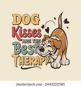 Dogs T Shirt Design vector template. Dog quotes typography for t-shirts design