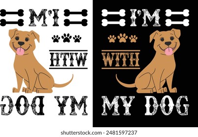 Dogs T-shirt Designs and Vector