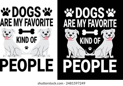 Dogs T-shirt Designs and Vector