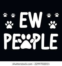 Dogs typographic tshirt design vector design