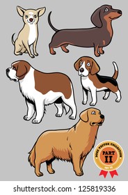 dogs vector collection part 2