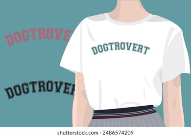 Dogtrovert dog designs for t-shirts, tote bags, cards, frame artwork, phone cases, bags, mugs, stickers, tumblers, print, etc.