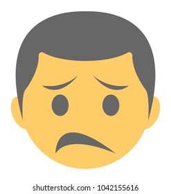 A doh face emoticon expression