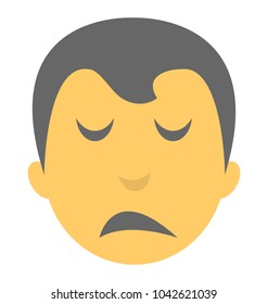 
An doh face emoticon expression
