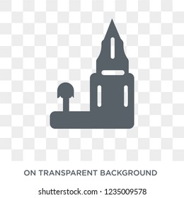 Doi suthep icon. Trendy flat vector Doi suthep icon on transparent background from Religion collection. 
