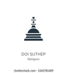 Doi suthep icon vector. Trendy flat doi suthep icon from religion collection isolated on white background. Vector illustration can be used for web and mobile graphic design, logo, eps10