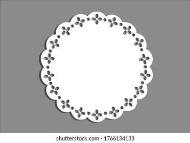 doily design hand drawn vector hand drawn