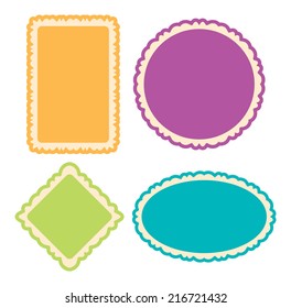 Game Ui Buttons Set Blue Turquoise Stock Vector (Royalty Free) 1929718136