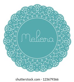 Doily Template Vector/illustration