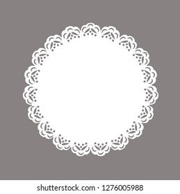 Doily Vector Cut Out