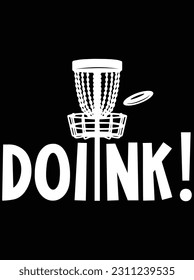Diseño de arte vectorial Doink, archivo eps. archivo de diseño para camiseta. archivo de diseño de corte svg, eps