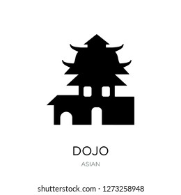 Dojo Icon Vector On White Background, Dojo Trendy Filled Icons From Asian Collection, Dojo Vector Illustration