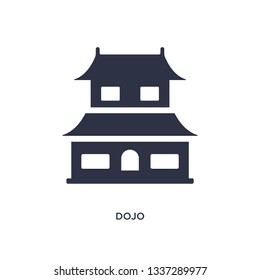 dojo isolated icon. Simple element illustration from asian concept. dojo editable logo symbol design on white background. Can be use for web and mobile.