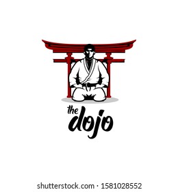 the dojo logo design illustration