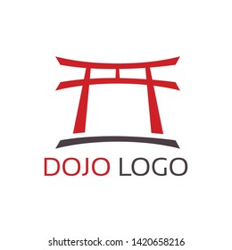 Dojo Logo In Red Color