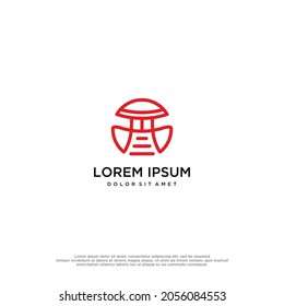 dojo logo vector design templete .