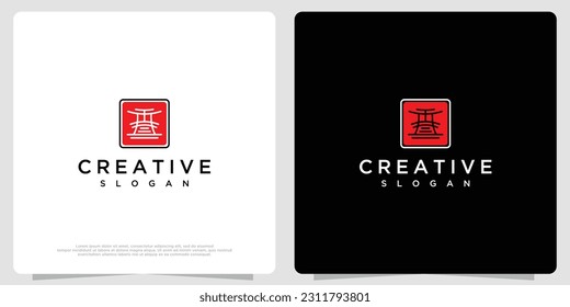 dojo logo vector templete .