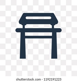 Dojo vector icon isolated on transparent background, Dojo transparency concept can be used web and mobile