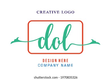 DOL lettering logo is simple, easy to understand and authoritative