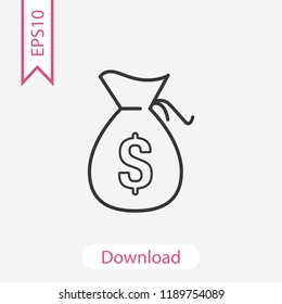 Dolar Money Payment Modern Simple UI Vector Icon