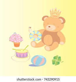 Doll bear background
