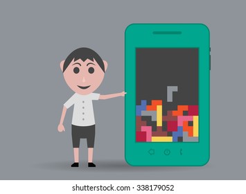 doll boy cell phone game