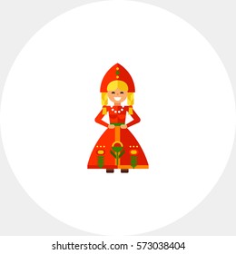 Doll flat icon 2