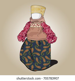 Doll in folk costume