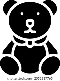 doll glyph icon illustration vector