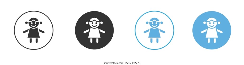 Puppensymbol Entwurfsvorlage für Grafiksymbol